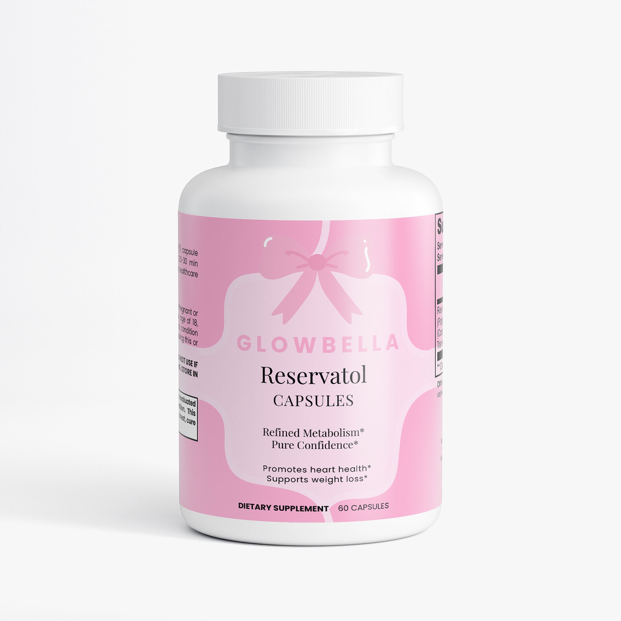 GlowBella Resveratrol Complex – 600mg High Potency