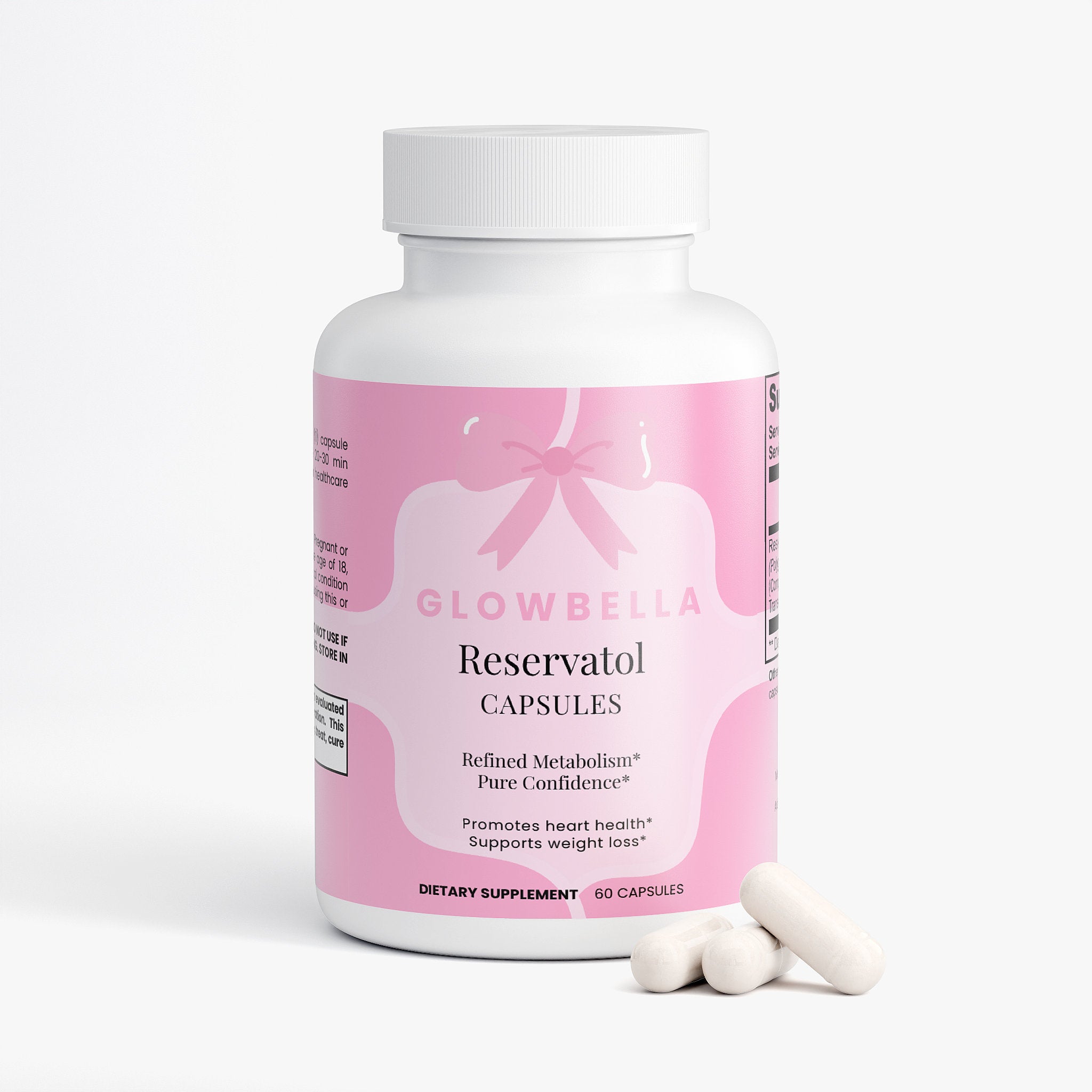 GlowBella Resveratrol Complex – 600mg High Potency