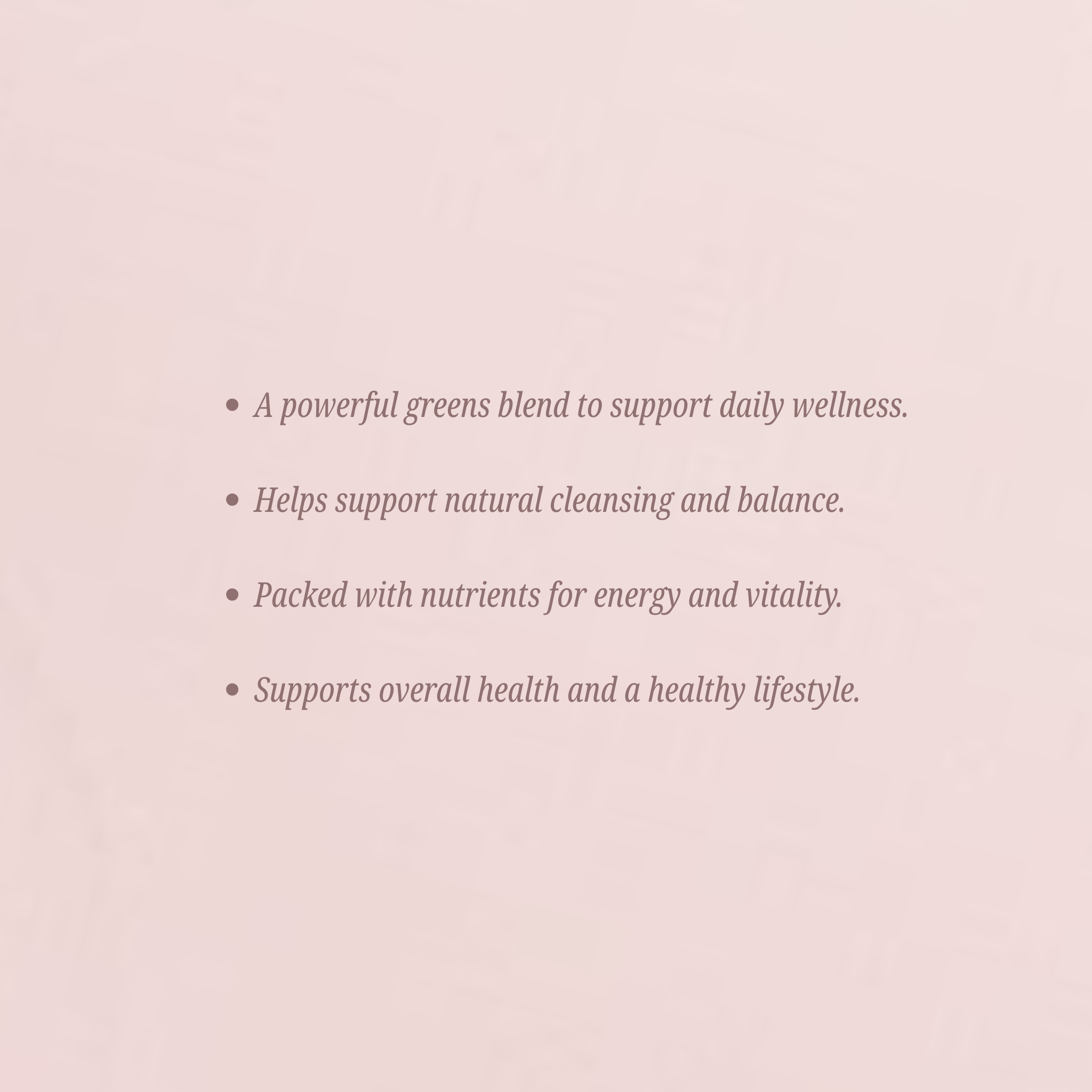 Ultra Cleanse Smoothie Greens